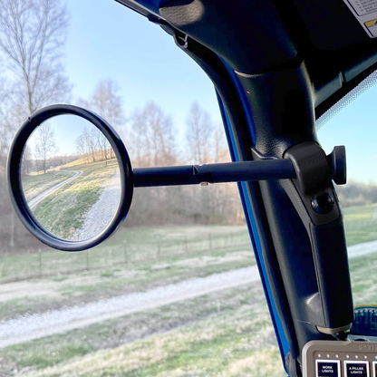 A-PILLAR SIDE MIRRORS FOR 2018 - 2023 JEEP WRANGLER JL & GLADIATOR - CMM OFFROAD