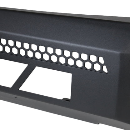2015-2020 Chevrolet Colorado Black Heavy Durty Steel Front Bumper w/ LED Light Ports