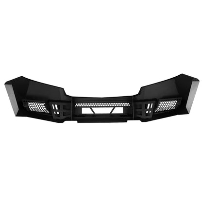 2015-2020 Chevrolet Colorado Black Heavy Durty Steel Front Bumper w/ LED Light Ports
