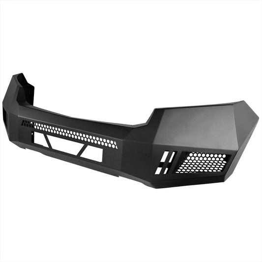 2015-2020 Chevrolet Colorado Black Heavy Durty Steel Front Bumper w/ LED Light Ports