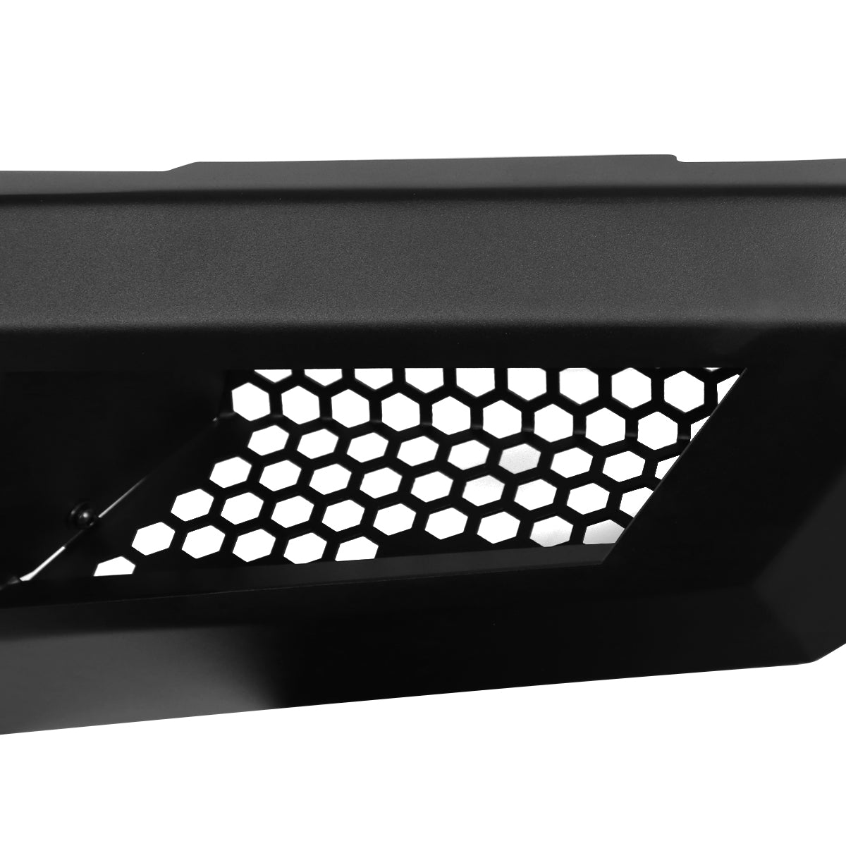 2015-2017 Ford F-150 Black Heavy Duty Steel Front Bumper w/ LED Light Ports