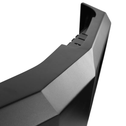 2015-2017 Ford F-150 Black Heavy Duty Steel Front Bumper w/ LED Light Ports