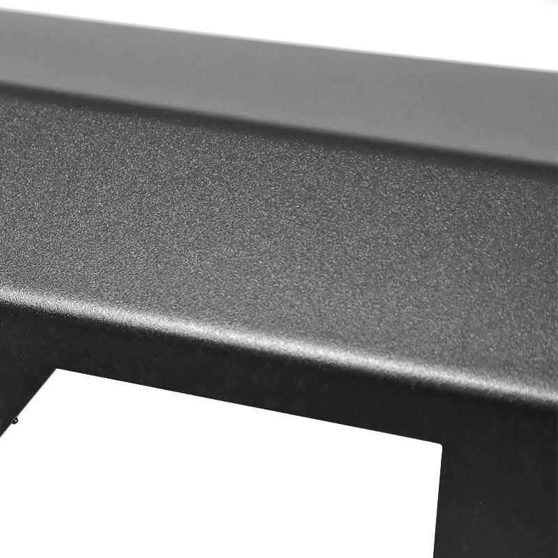 2018-2020 Ford F-150 Black Heavy Duty Steel Front Bumper w/ LED Light Ports