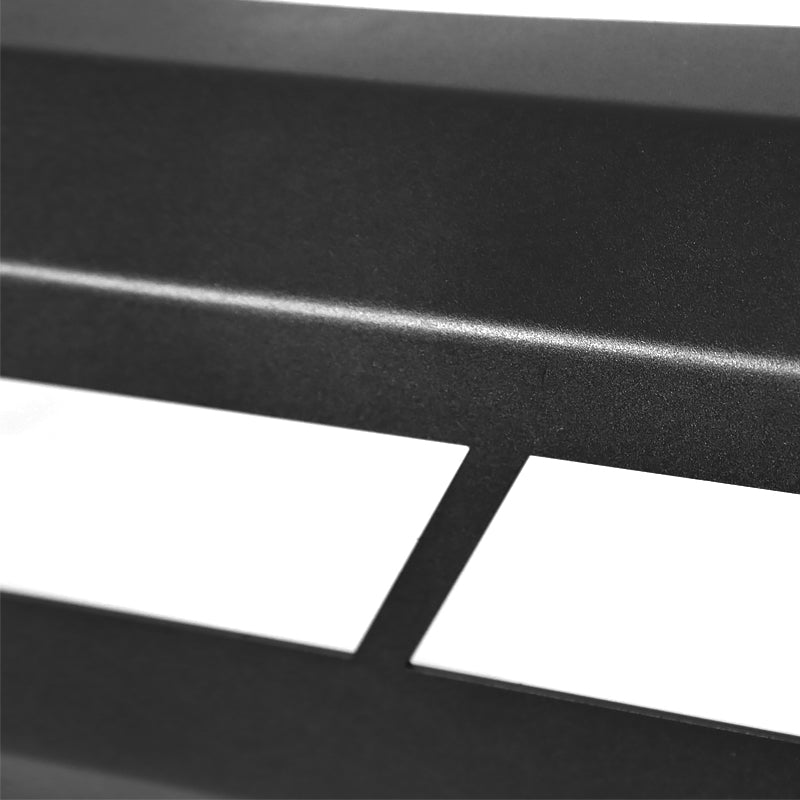 2017-2021 Ford F-250/F-350 Black Heavy Duty Steel Front Bumper w/ LED Light Ports