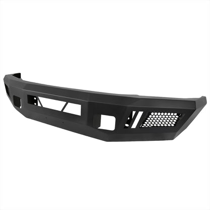 2017-2021 Ford F-250/F-350 Black Heavy Duty Steel Front Bumper w/ LED Light Ports