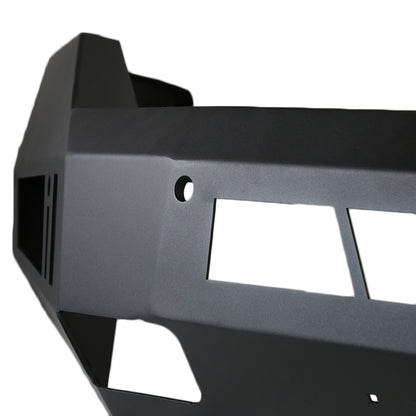 2013-2018 Dodge RAM 1500 / 2019-2021 Dodge RAM Classic Black Heavy Duty Steel Front Bumper w/ LED Light Ports & Sensor Holes