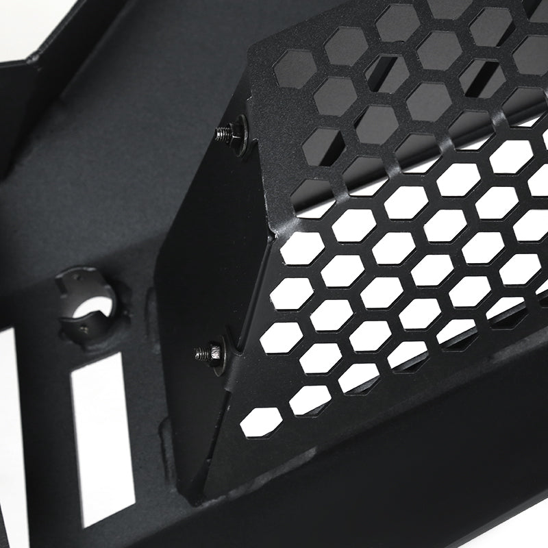 2013-2018 Dodge RAM 1500 / 2019-2021 Dodge RAM Classic Black Heavy Duty Steel Front Bumper w/ LED Light Ports & Sensor Holes