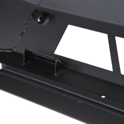 2014-2015 Chevrolet Silverado 1500 Black Heavy Duty Steel Front Bumper w/ LED Light Ports