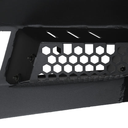 2016-2018 Chevrolet Silverado 1500 Black Heavy Duty Steel Front Bumper w/ LED Light Ports