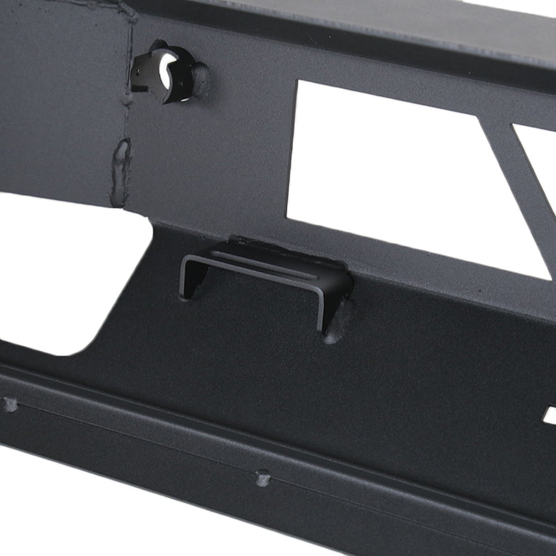 2016-2018 Chevrolet Silverado 1500 Black Heavy Duty Steel Front Bumper w/ LED Light Ports