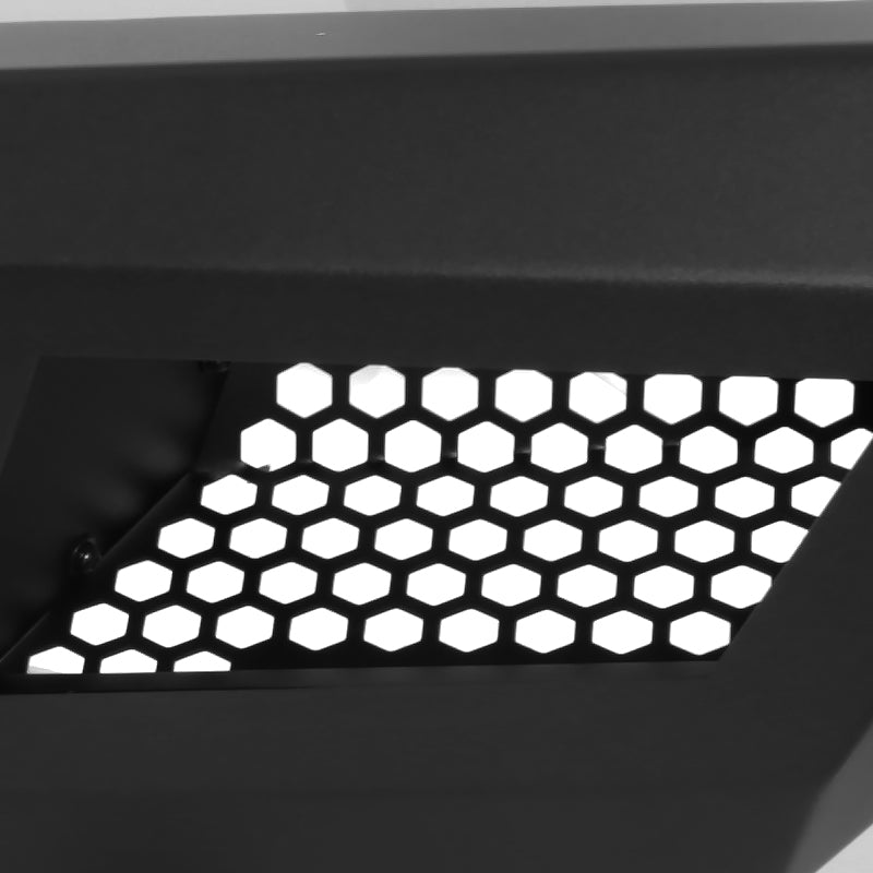 2014-2021 Toyota Tundra Black Heavy Duty Steel Front Bumper w/ LED Light Ports