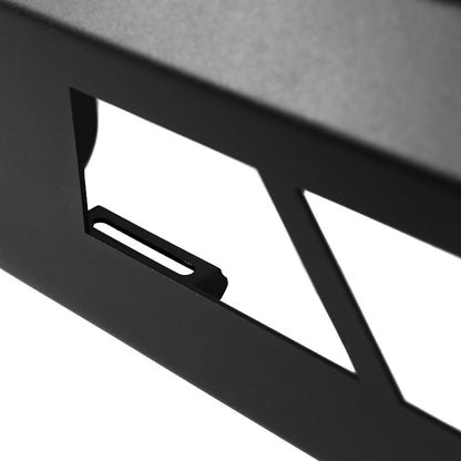 2014-2021 Toyota Tundra Black Heavy Duty Steel Front Bumper w/ LED Light Ports