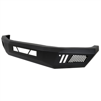 2014-2021 Toyota Tundra Black Heavy Duty Steel Front Bumper w/ LED Light Ports