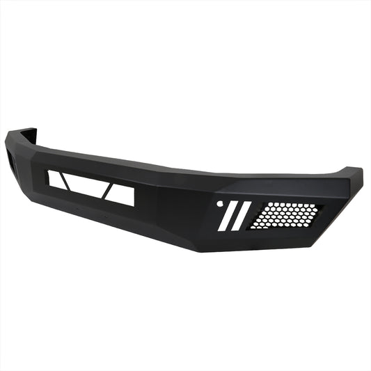 2014-2021 Toyota Tundra Black Heavy Duty Steel Front Bumper w/ LED Light Ports