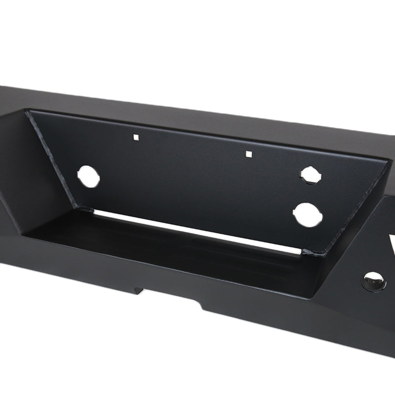 2006-2014 Ford F-150 Black Heavy Duty Steel Rear Step Bumper