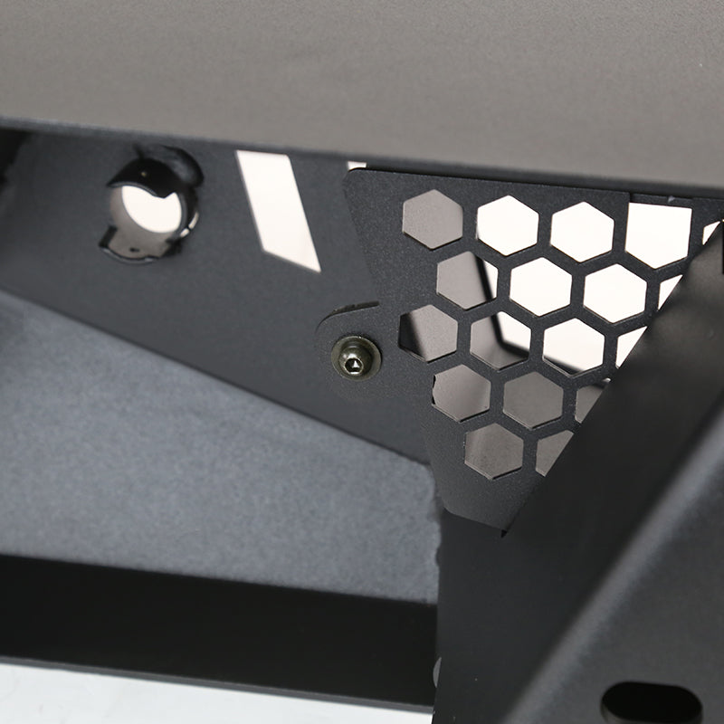2006-2014 Ford F-150 Black Heavy Duty Steel Rear Step Bumper