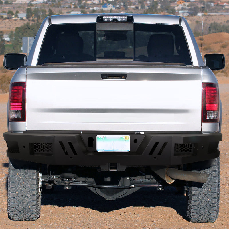 2010-2024 Dodge RAM 2500/3500 Black Heavy Duty Steel Rear Step Bumper