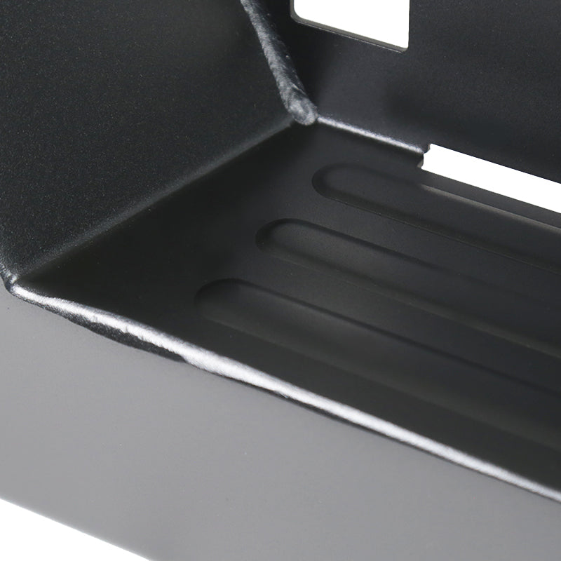 2014-2021 Toyota Tundra Black Heavy Duty Steel Rear Step Bumper w/ License Lamp