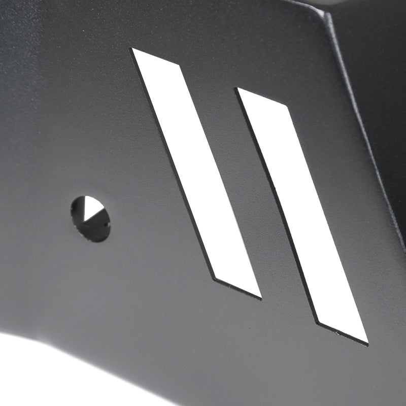 2014-2021 Toyota Tundra Black Heavy Duty Steel Rear Step Bumper w/ License Lamp