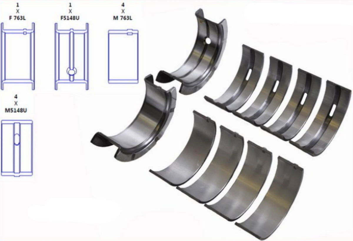 Bearing Set - Main - Jeep 150/2.5L 91-02