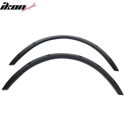 Universal Matte Black 2PCS 50mm Thickness Fender Flares Wheel Cover PU