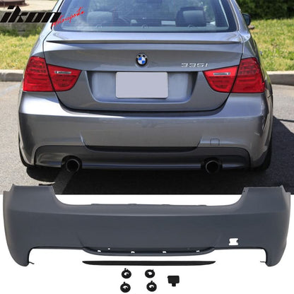 Fits 06-11 E90 Sedan 328 328i MT Msport Rear Bumper&Diffuser