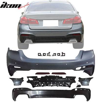 2017-2020 BMW G30 5 Series Sedan 4DR M-Tech Style Rear Bumper Cover