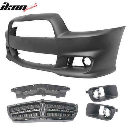 2011-2014 Dodge Charger Front Bumper Cover SRT8 Style Unpainted  PP