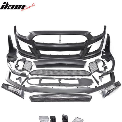2015-2017 Ford Mustang GT500 Style Painted Front Bumper Replacement PP