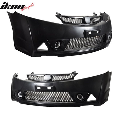 2006-2011 Honda Civic MUG RR Front Bumper Rear Lip With 3rd Light