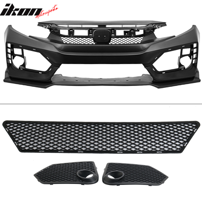 2016-2021 Honda Civic Sedan Coupe CTR Front Bumper Conversion PP