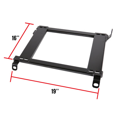 1992-2001 Honda Civic Acura Integra Tensile Steel Racing Seat Mounting Brackets - 2PCS
