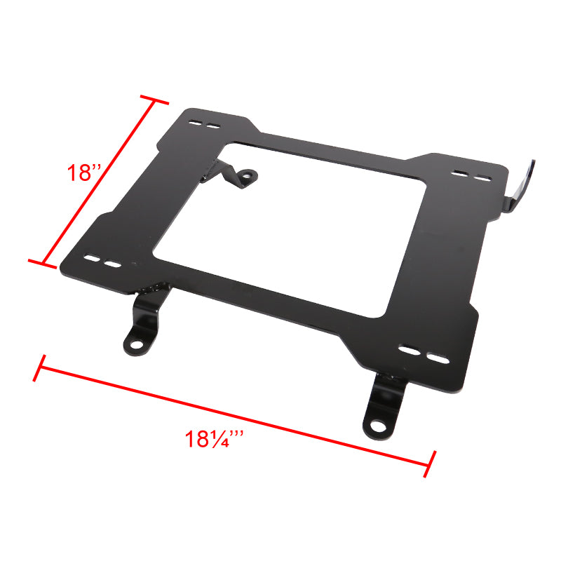 1999-2004 Ford Mustang Tensile Steel 4/5/6-Point Racing LSeat Mounting Brackets - 2PCS