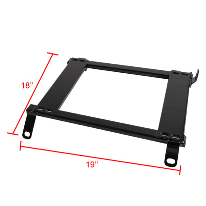 1989-1998 Nissan 240SX S13 S14 Tensile Steel Racing Seat Mounting Brackets - 2PCS