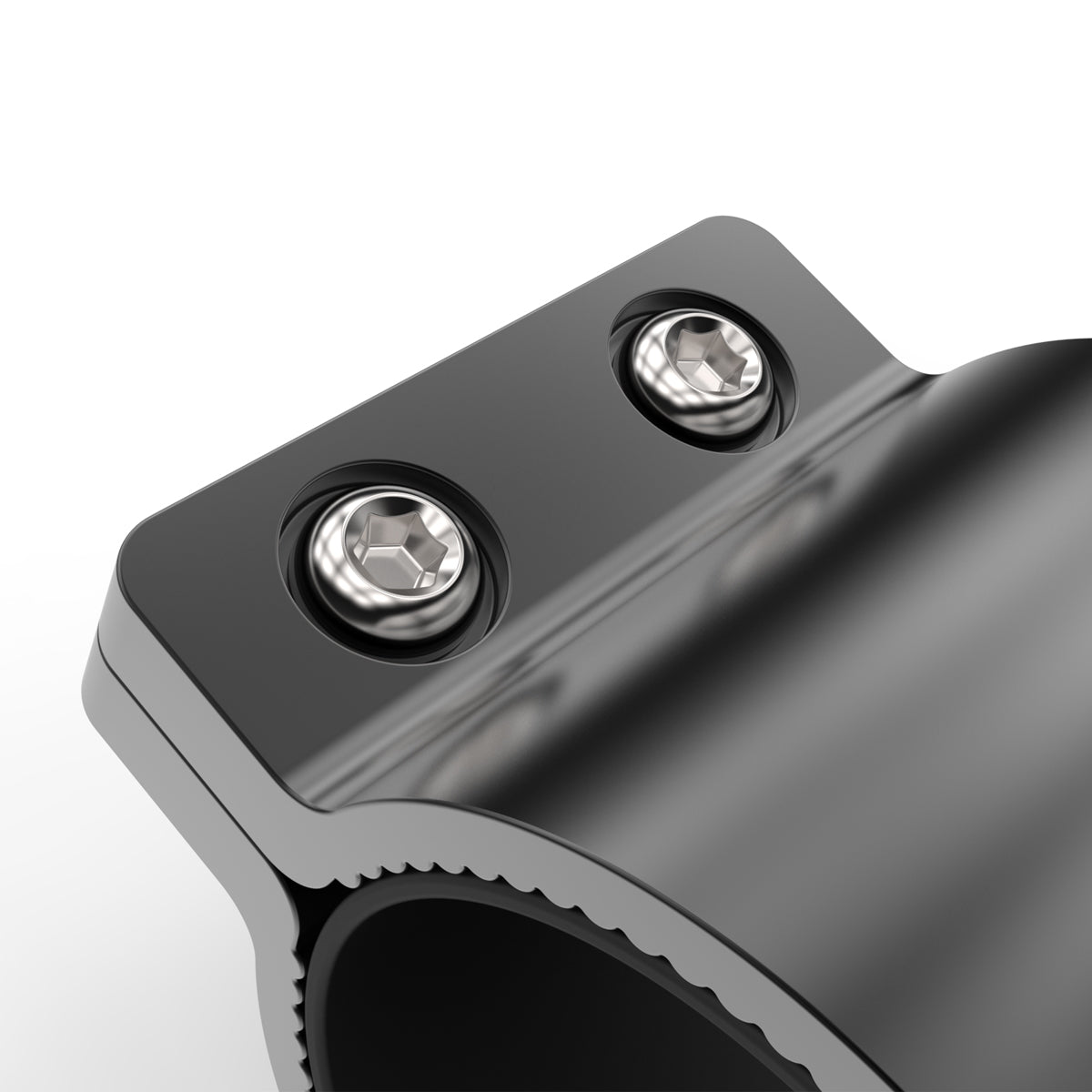 Universal 3" Aluminum Light Mounting Brackets (Black)