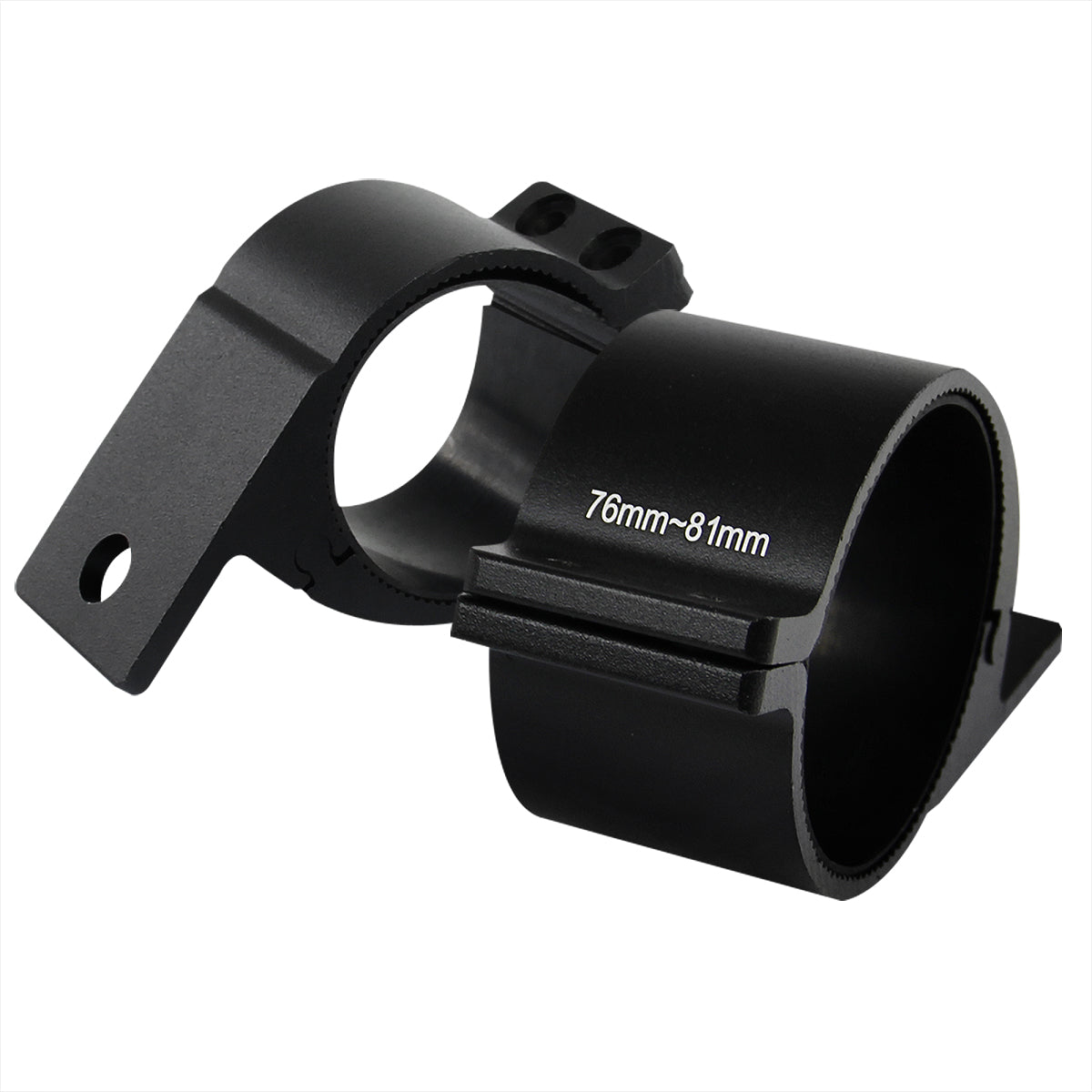 Universal 3" Aluminum Light Mounting Brackets (Black)