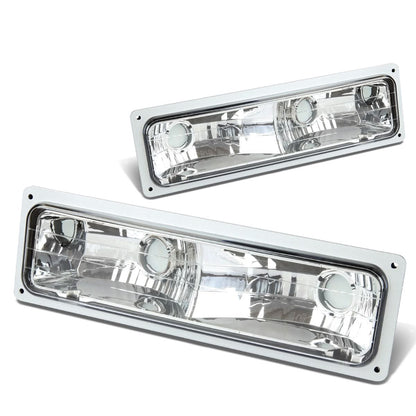 94-98 Chevrolet C10 Chrome Bumper Lights 2PC