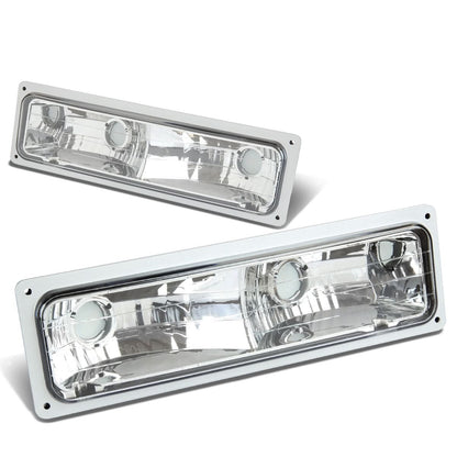 94-98 Chevrolet C10 Chrome Bumper Lights 2PC