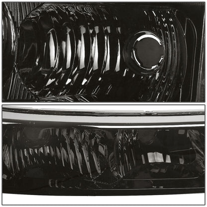 03-07 Chevrolet Avalanche Silverado Smoke Amber Corner Bumper Lights