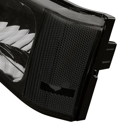 03-07 Chevrolet Avalanche Silverado Smoke Bumper Lights 2PC