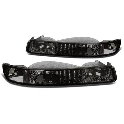 99-07 GMC Sierra/Yukon Smoke Corner Bumper Lights 2PC