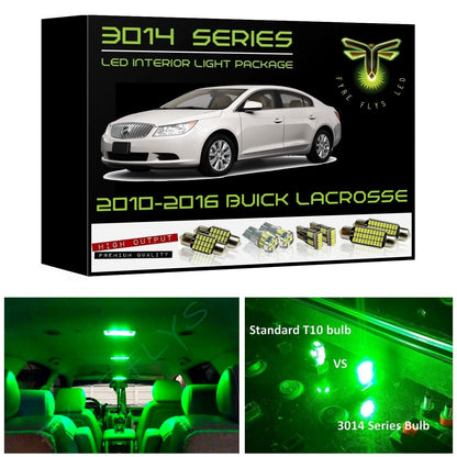 2010-2016 Buick LaCrosse Super Bright 3014 Series LED interior light kit