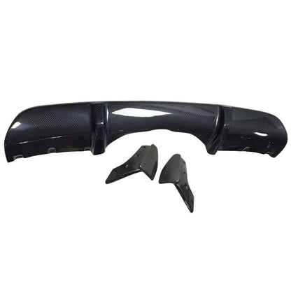 2014-2018 BMW F15 X5 MT MP Style 3PC Rear Diffuser Carbon Fiber