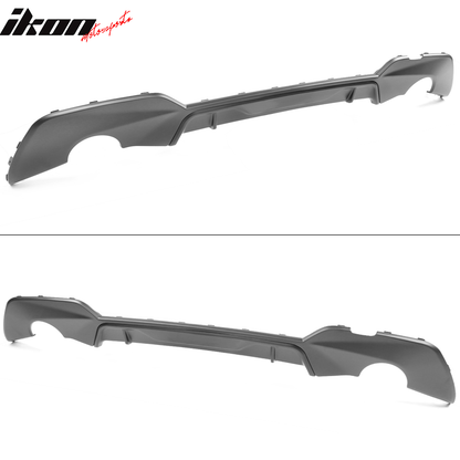 2019-2022 BMW 330i M Sport Dual Single Exhaust Rear Lip Diffuser PP