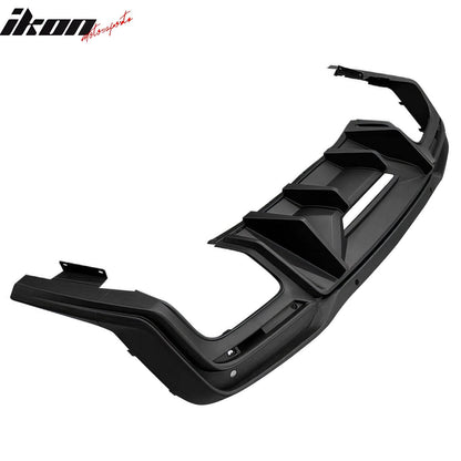 2024-2025 Ford Mustang Bumper Cover W/ Rock Matte Black Diffuser PP