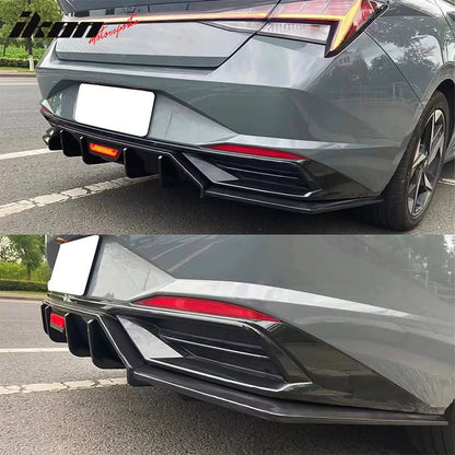 2021-2024 Hyundai Elantra 4DR Rear Bumper Diffuser PP