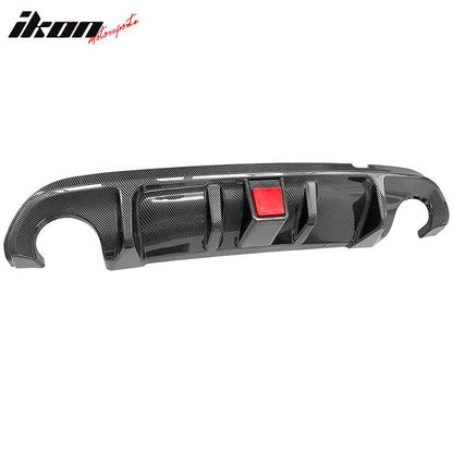 2014-2017 Infiniti Q50 LED Light Rear Bumper Diffuser PP