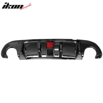 2014-2017 Infiniti Q50 LED Light Rear Bumper Diffuser PP