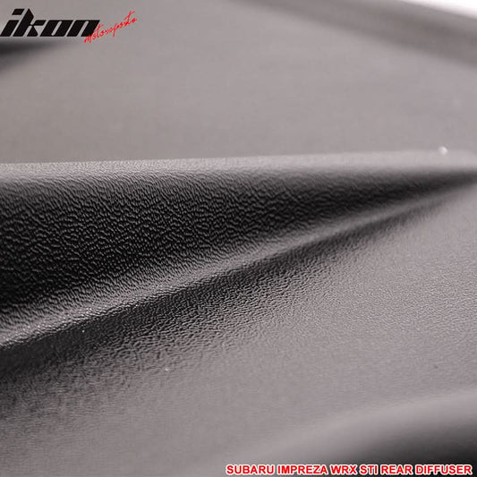 2002-2003 Subaru Impreza WRX STI HT Style Rear Bumper Diffuser ABS