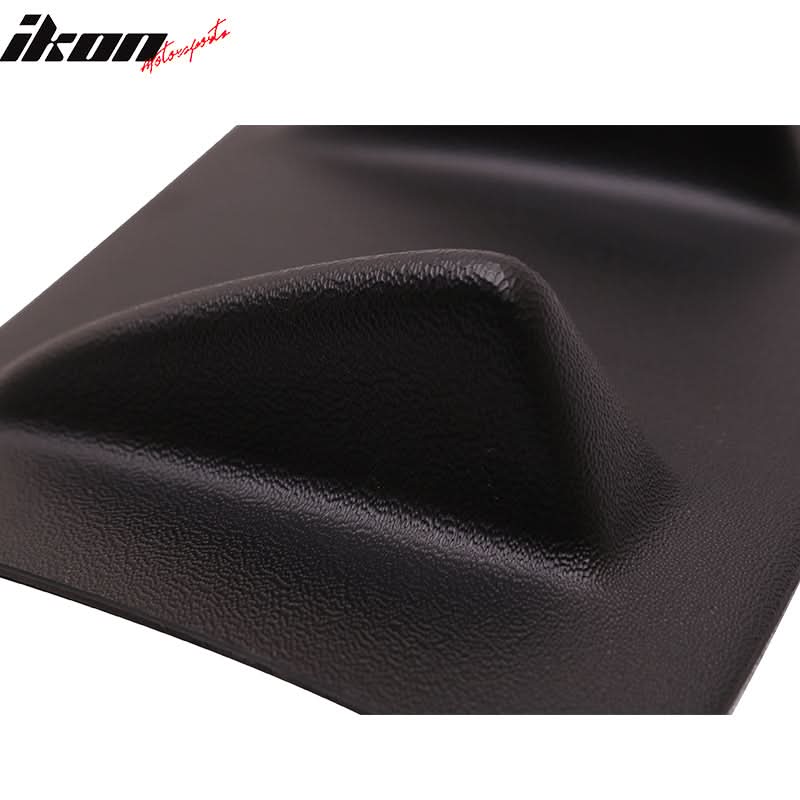 2008-2013 BMW M3 E90 E92 E93 3Fin Matte Black Rear Bumper Diffuser ABS